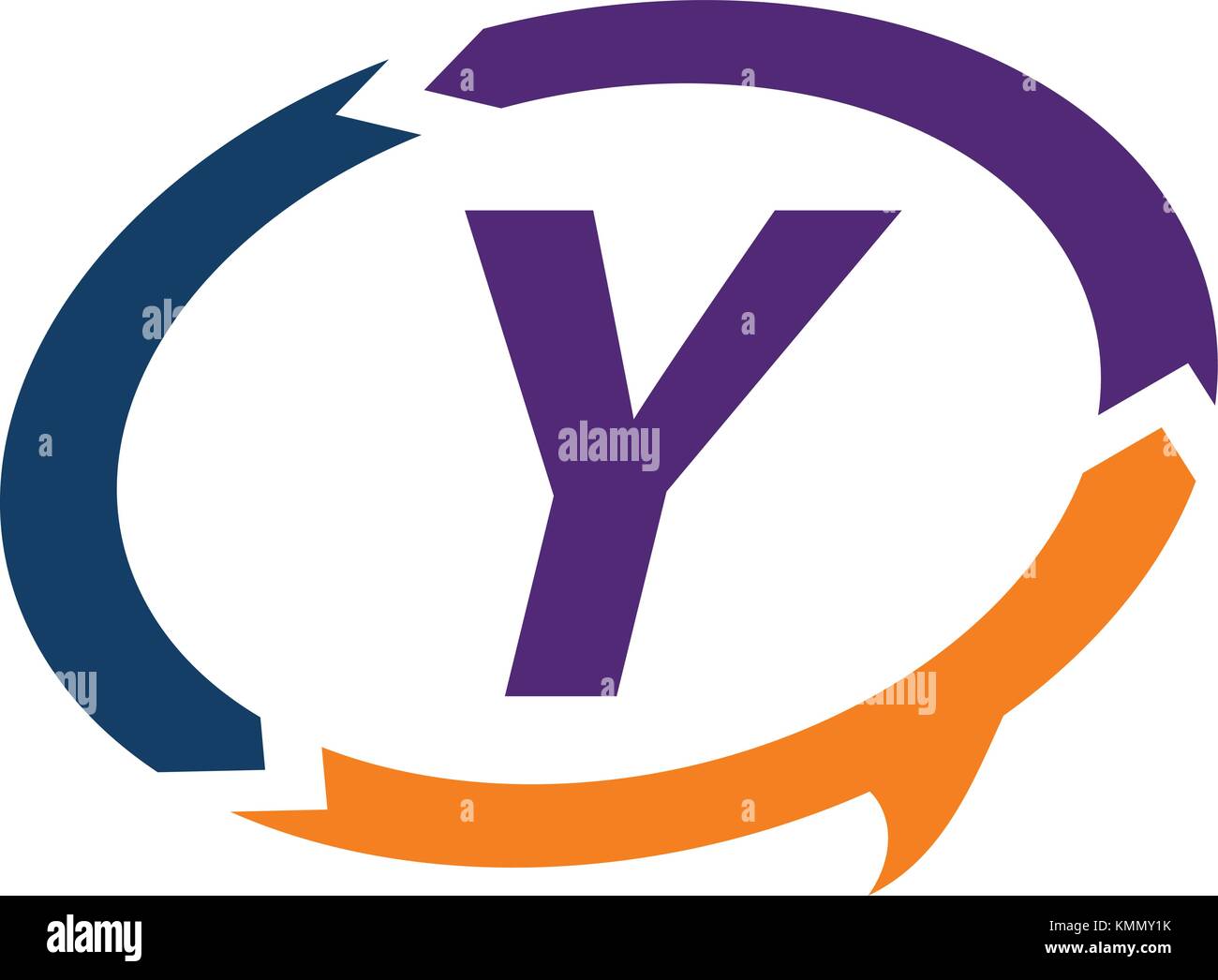 Intelligente Lösung Buchstabe y Stock Vektor