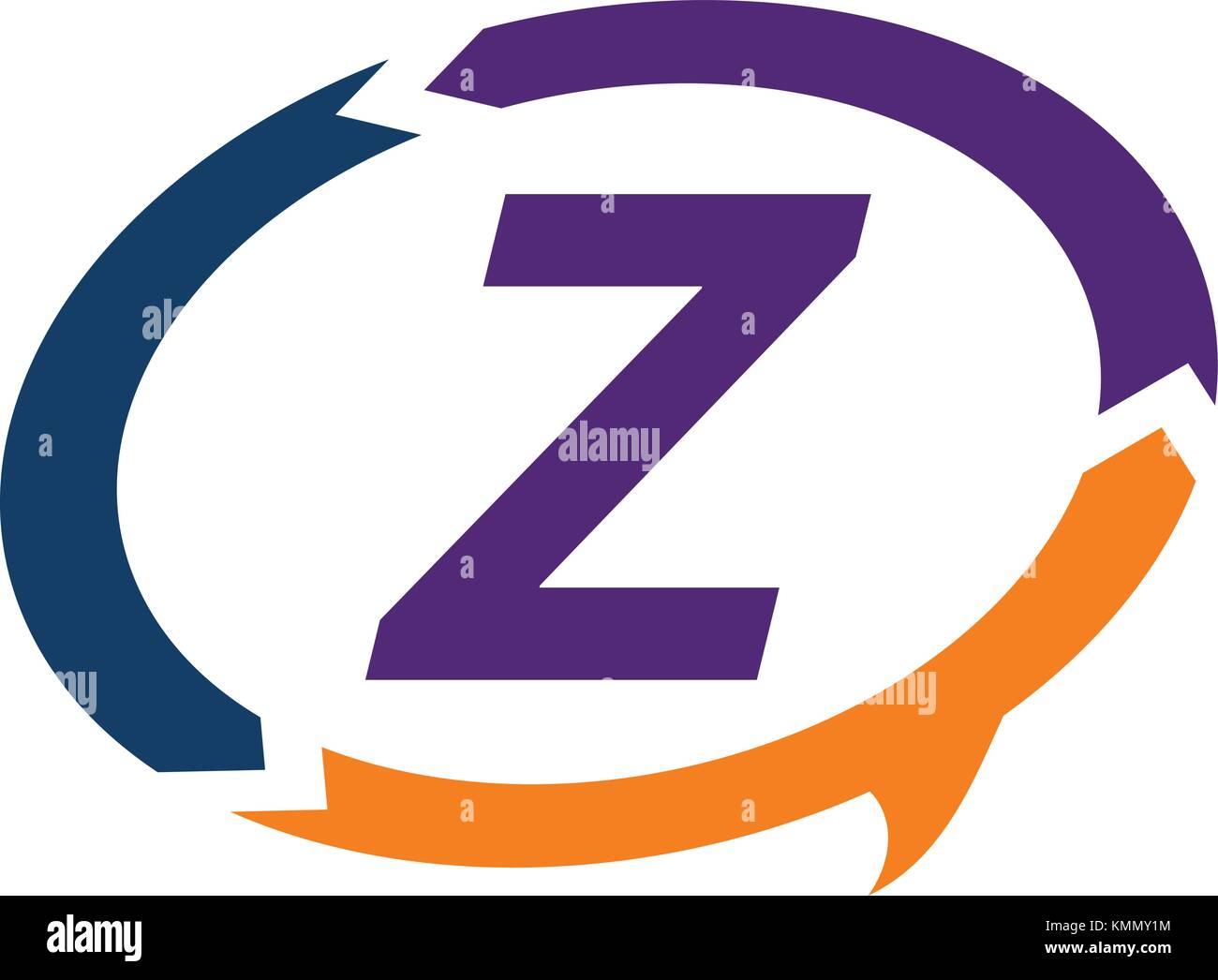 Intelligente Lösung Buchstabe z Stock Vektor
