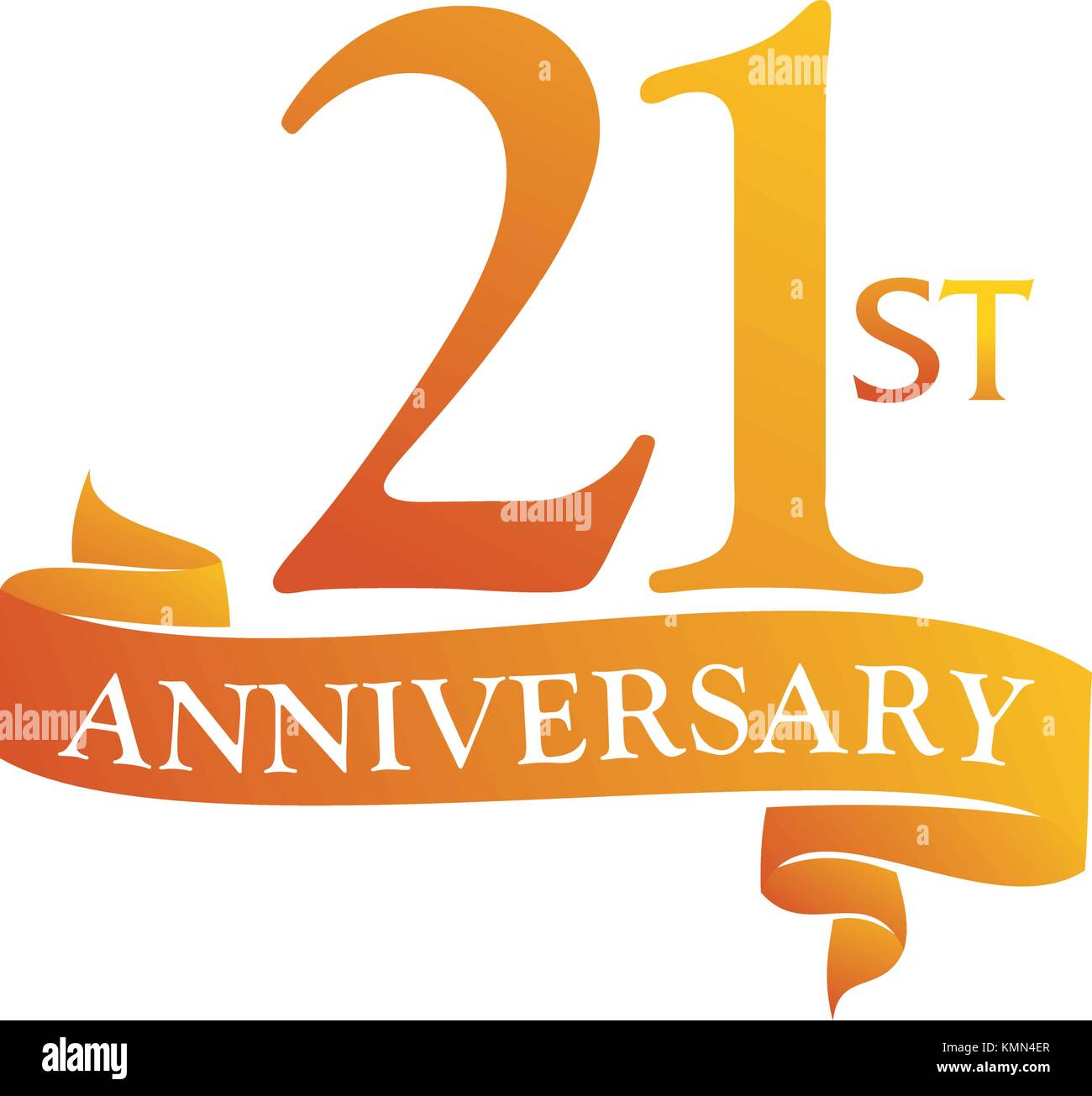 21 jahre geburtstags logo Stock-Vektorgrafiken kaufen - Alamy