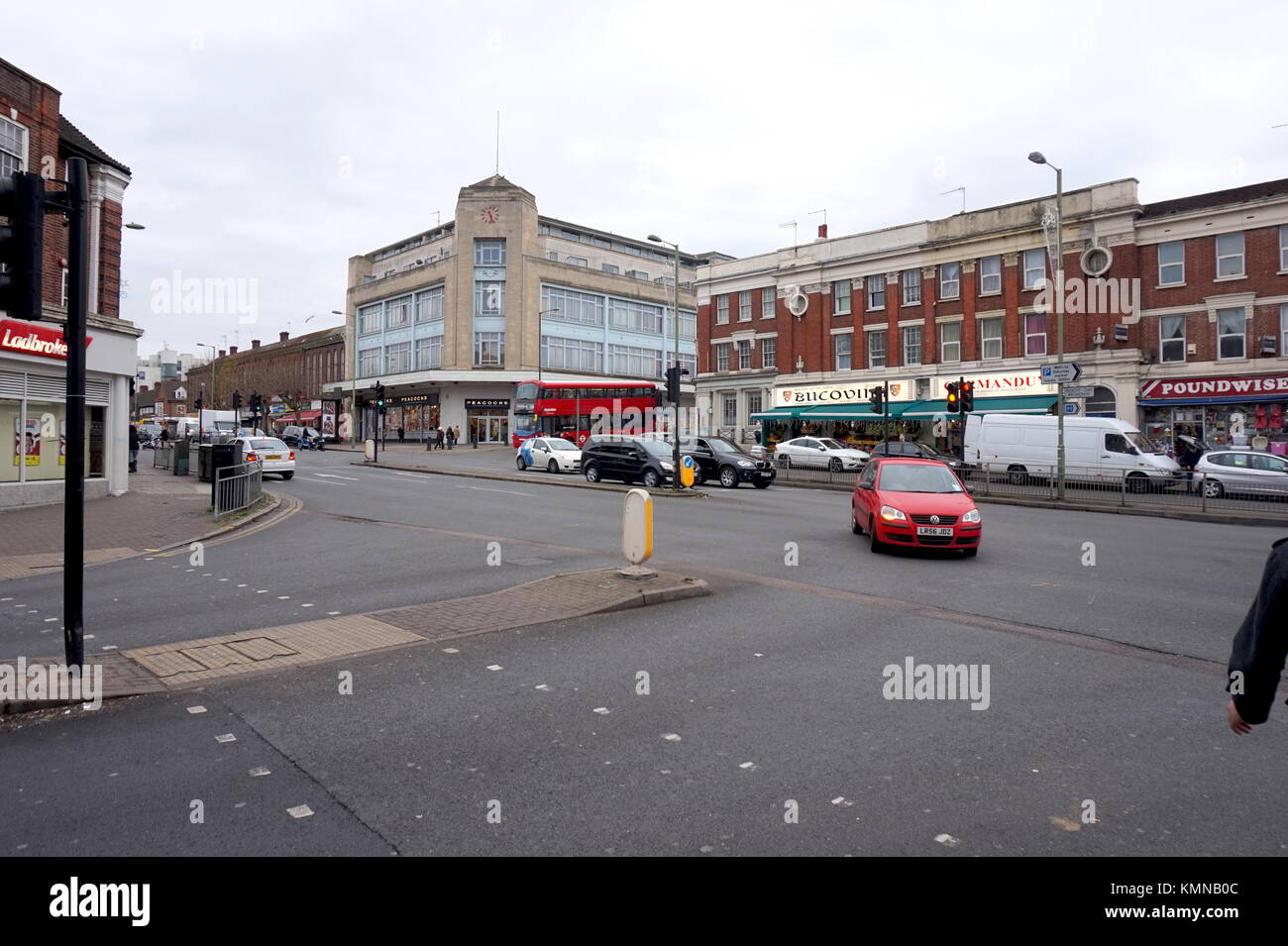 Burnt Oak Broadway, Edgeware Road, London, Vereinigtes Königreich Stockfoto