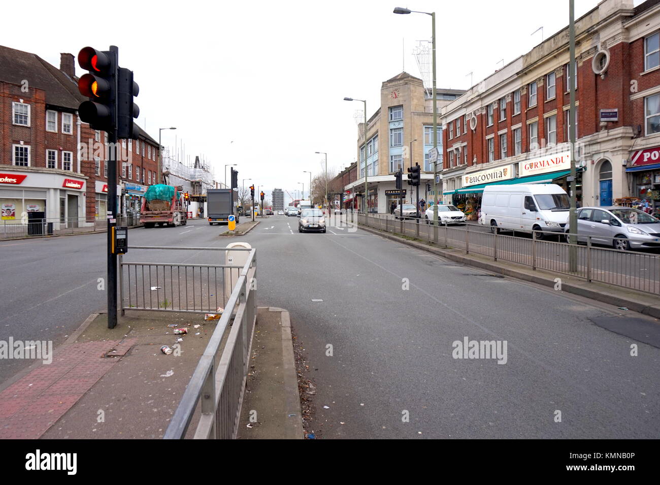 Burnt Oak Broadway, Edgeware Road, London, Vereinigtes Königreich Stockfoto