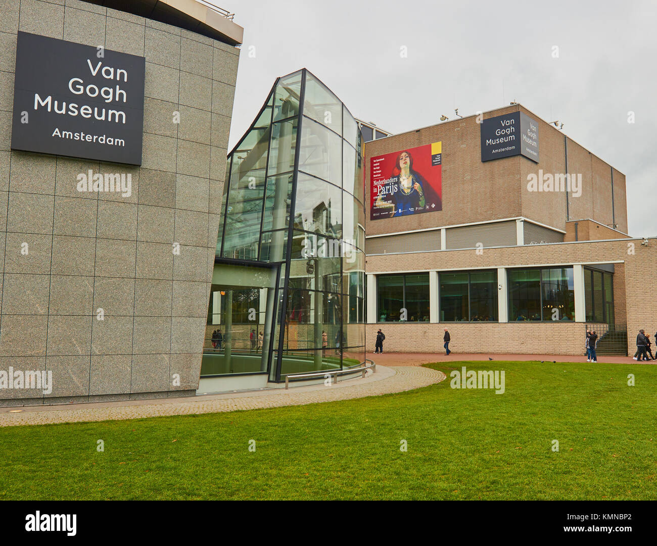 Van Gogh Museum von Gerrit Rietveld mit modernem Anbau von Kisho