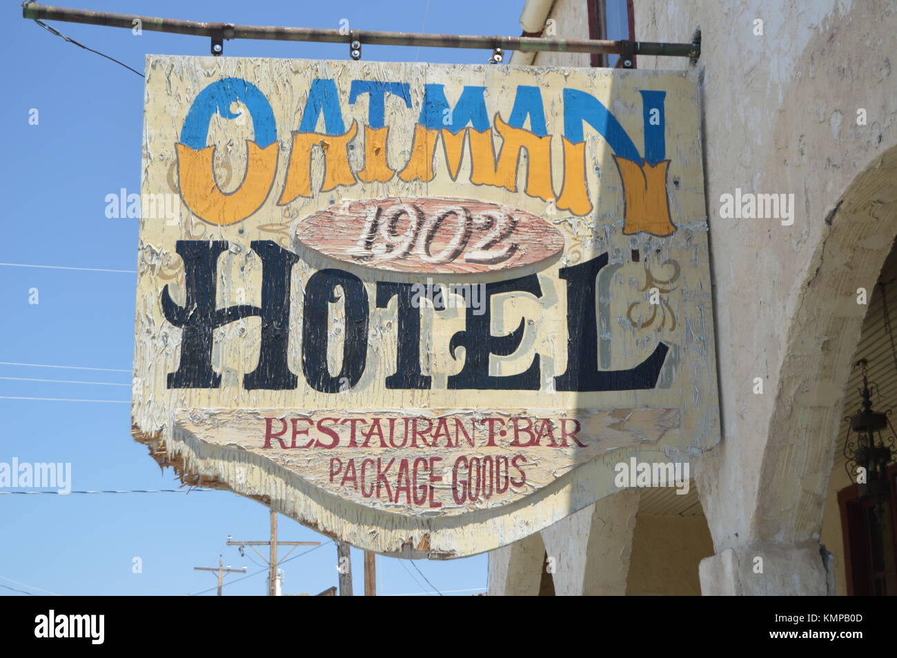 Hotel in Oatman Route 66. Juni 21, 2017. Oatman, Arizona, USA, EEUU. Stockfoto