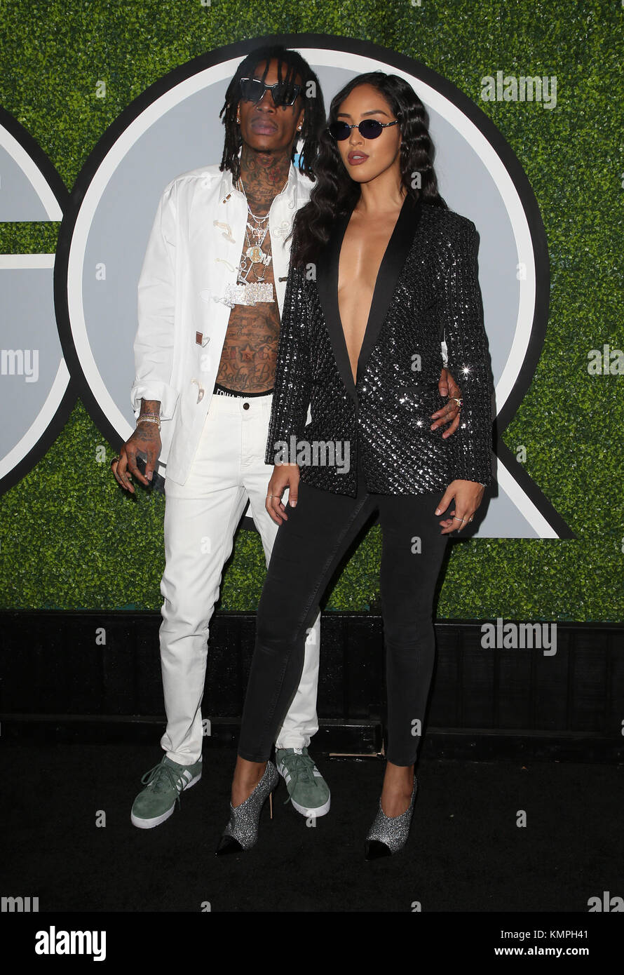 7. Dezember 2017 - West Hollywood, Kalifornien, USA - 07. Dezember 2017 - West Hollywood, Kalifornien - Wiz Khalifa, Izabela Guedes. 2017 GQ Men of the Year Party im Chateau Marmont. Foto: F. Sadou/AdMedia (Foto: © F. Sadou/AdMedia via ZUMA Wire) Stockfoto