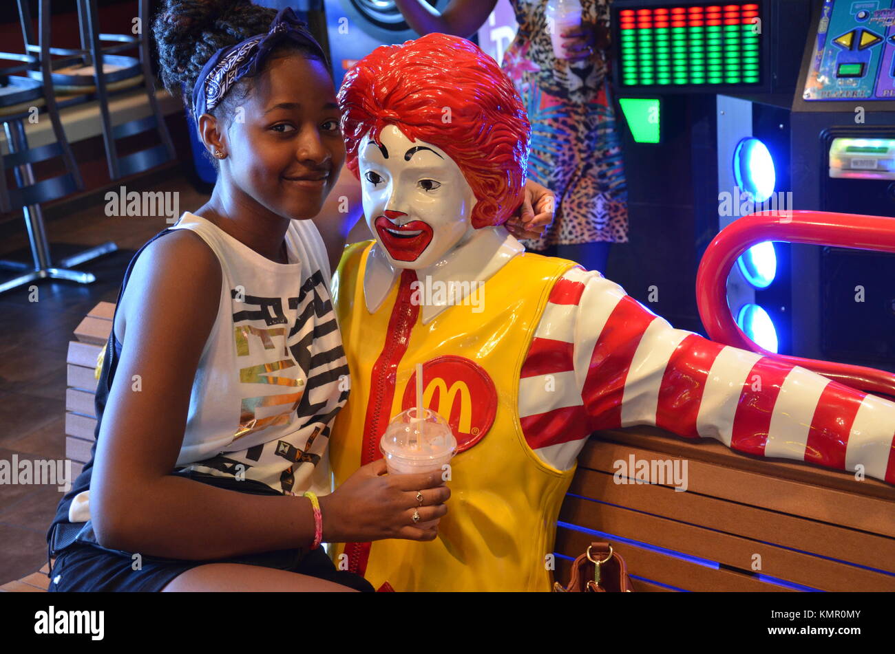 McDonalds Restaurant am International Drive in Orlando, USA Stockfoto