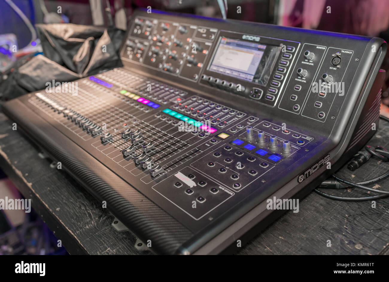 Mischpult an Stephen talkhouse, Amagansett, New York Stockfoto