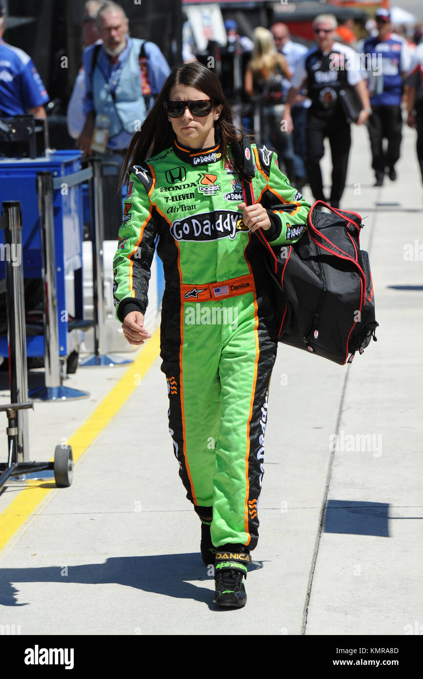 Homestead, FL - 01. OKTOBER: Danica Patrick während der letzten Übung für die Indy Car Series Cafes do Brasil Indy 300 auf dem Homestead-Miami Speedway am 1. Oktober 2010 in Homestead, Florida. :Credit: MPI04/MediaPunch Stockfoto