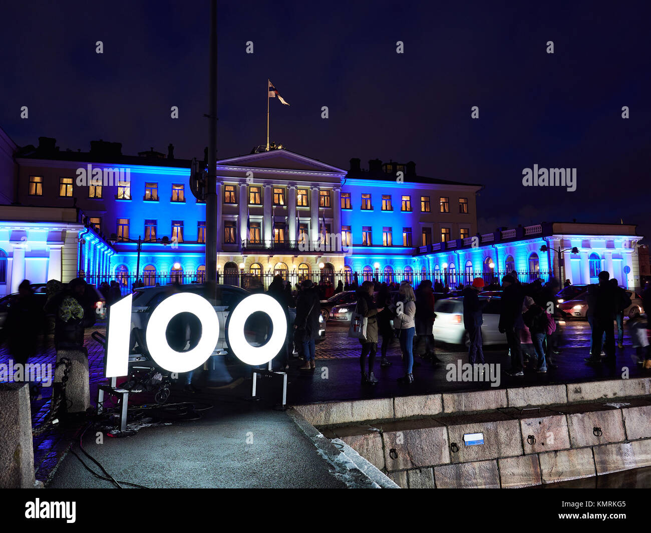 Finnland 100 Jahre Stockfoto