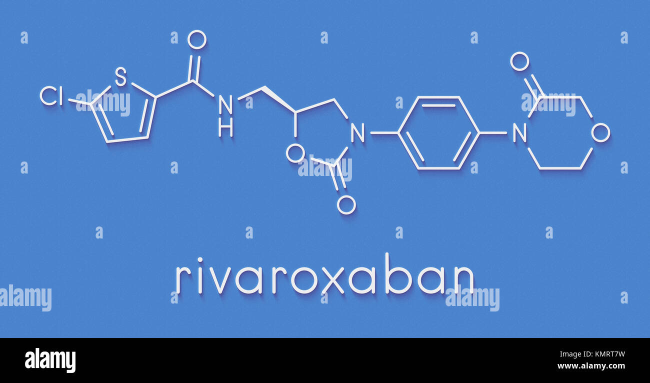 Blutgerinnungshemmers Rivaroxaban (direkte FaktorXaInhibitor