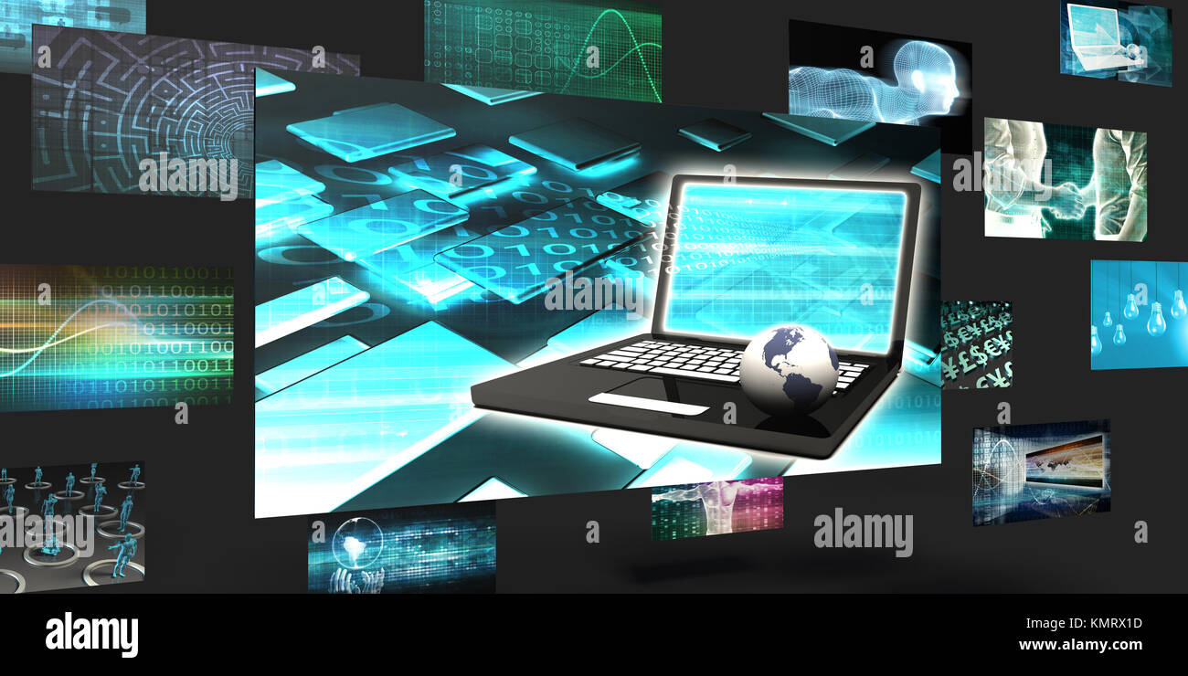 Business Mobility Sales und Marketing abstrakte Konzept Stockfoto