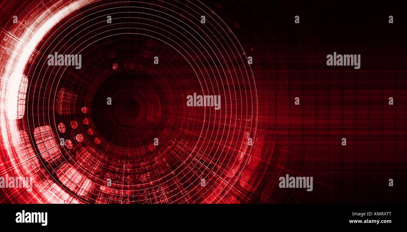 Immersive Technologie und Erlebniskonzept Musik Sound Stockfoto