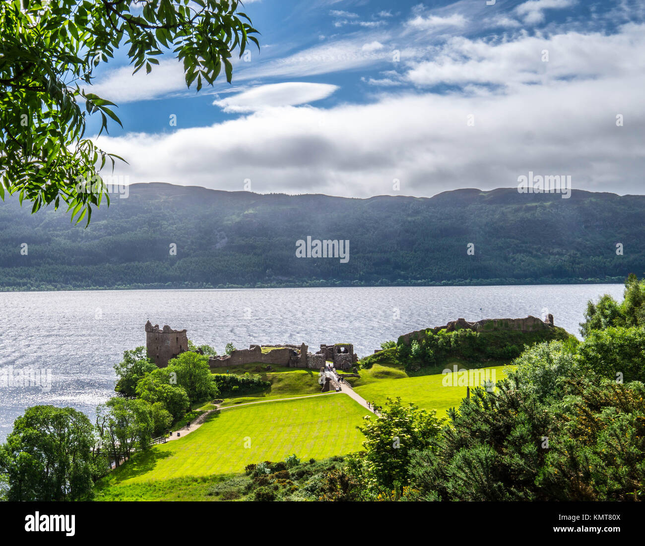 Urquhart Castle Stockfoto