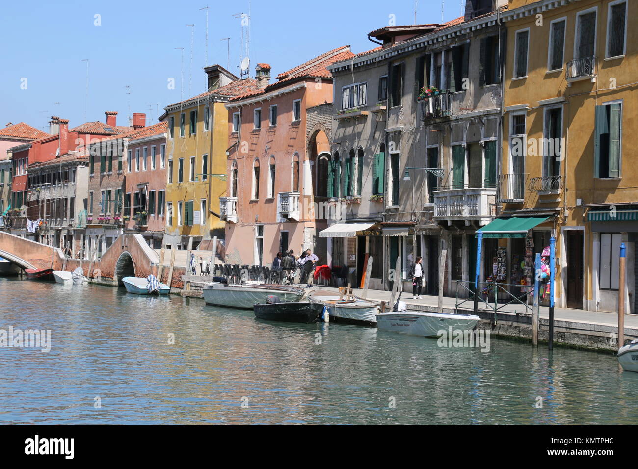 Die Sehenswürdigkeiten von Venedig. Stockfoto