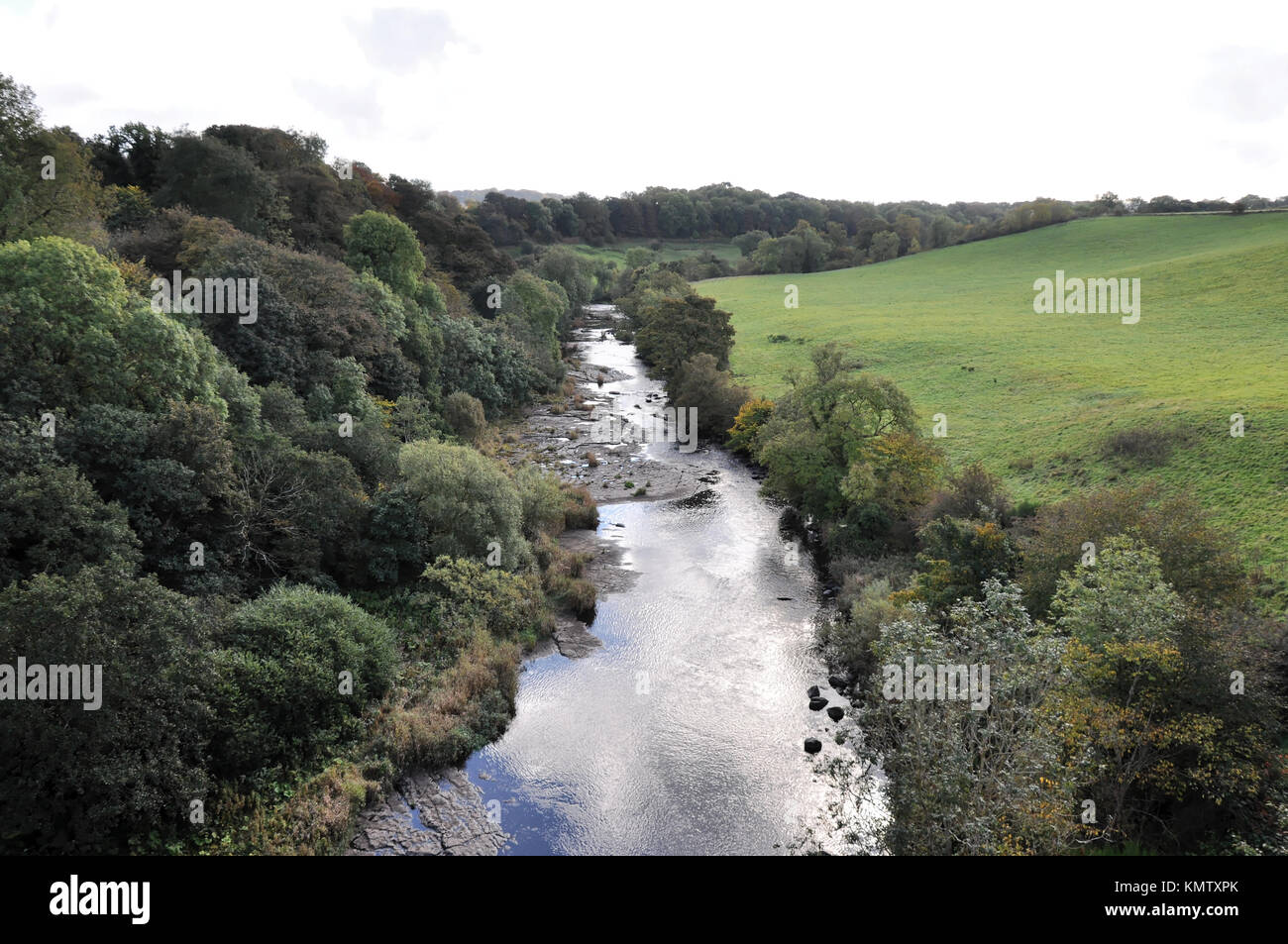 Fluss Mandel west Calder Schottland Stockfoto