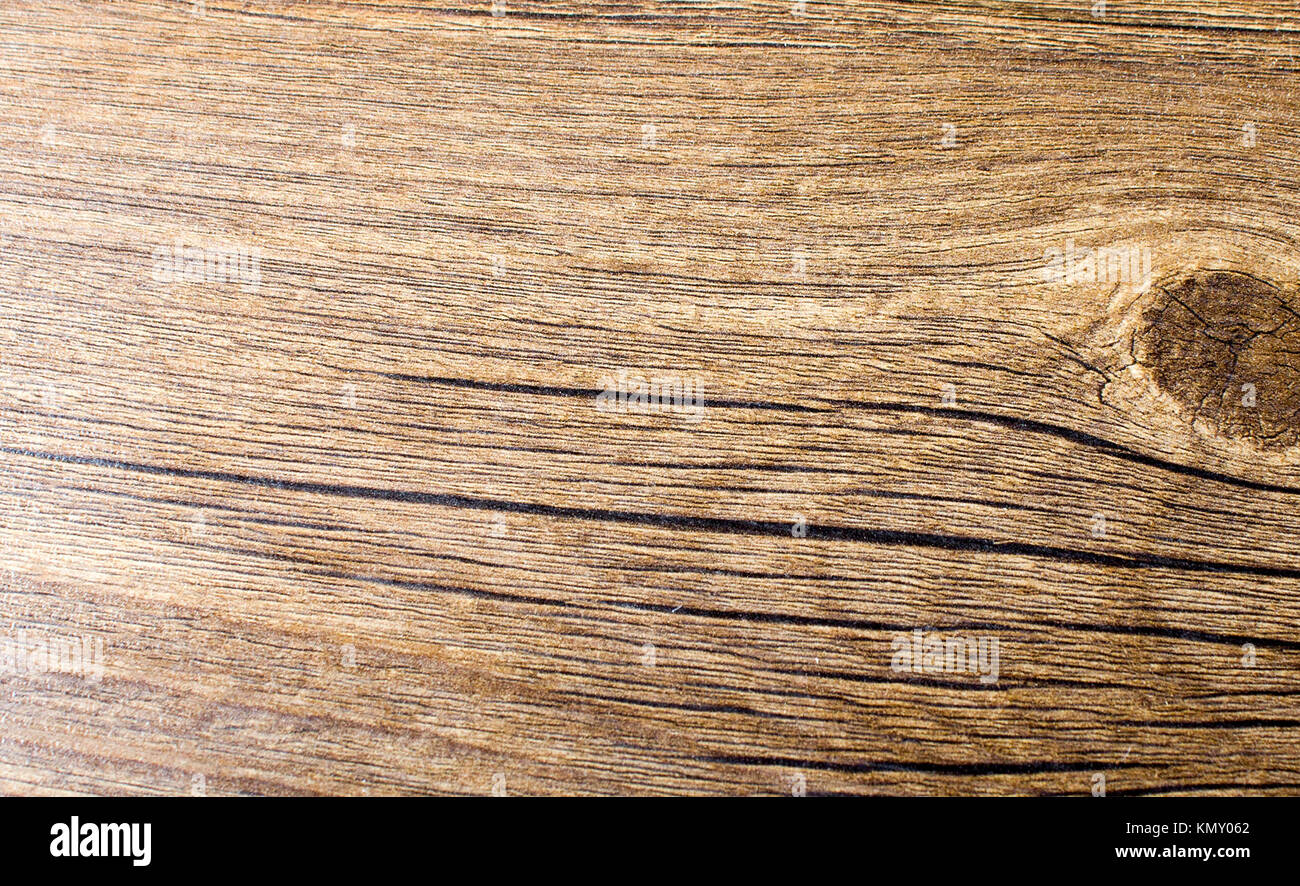 Nahaufnahme der Holzmaserung Textur des Bodens Stockfoto