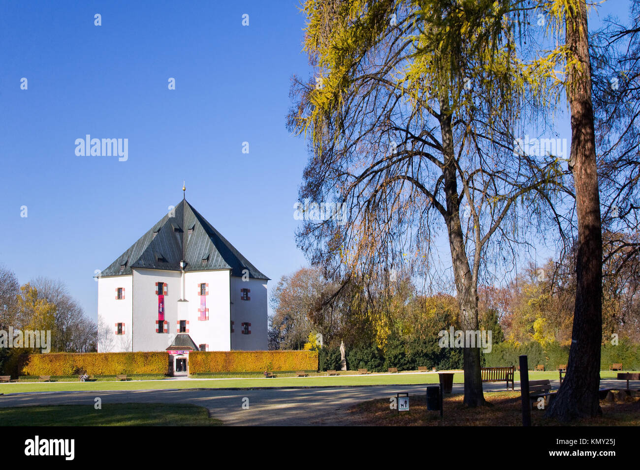 Renaissance Hvezda (Stern) Sommerhaus in Jagd Holz, Stadtteil Brevnov, Prag, Tschechische Republik Stockfoto