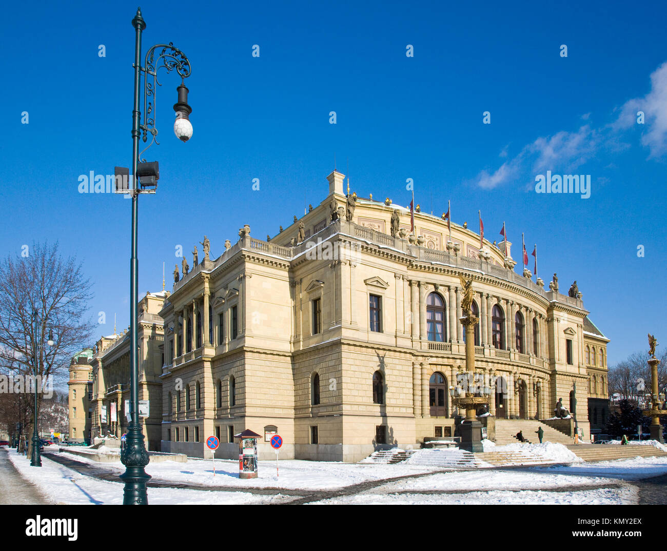 , Rudolfinum Alsovo nabrezi, Stare Mesto (UNESCO), Praha, Ceska Republika/Rudolfinum, Altstadt, Prag, Tschechische Republik Stockfoto