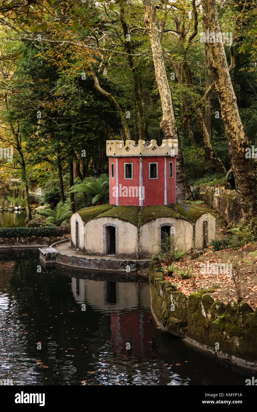 Palace Gardens in Sintra, Portugal Stockfoto