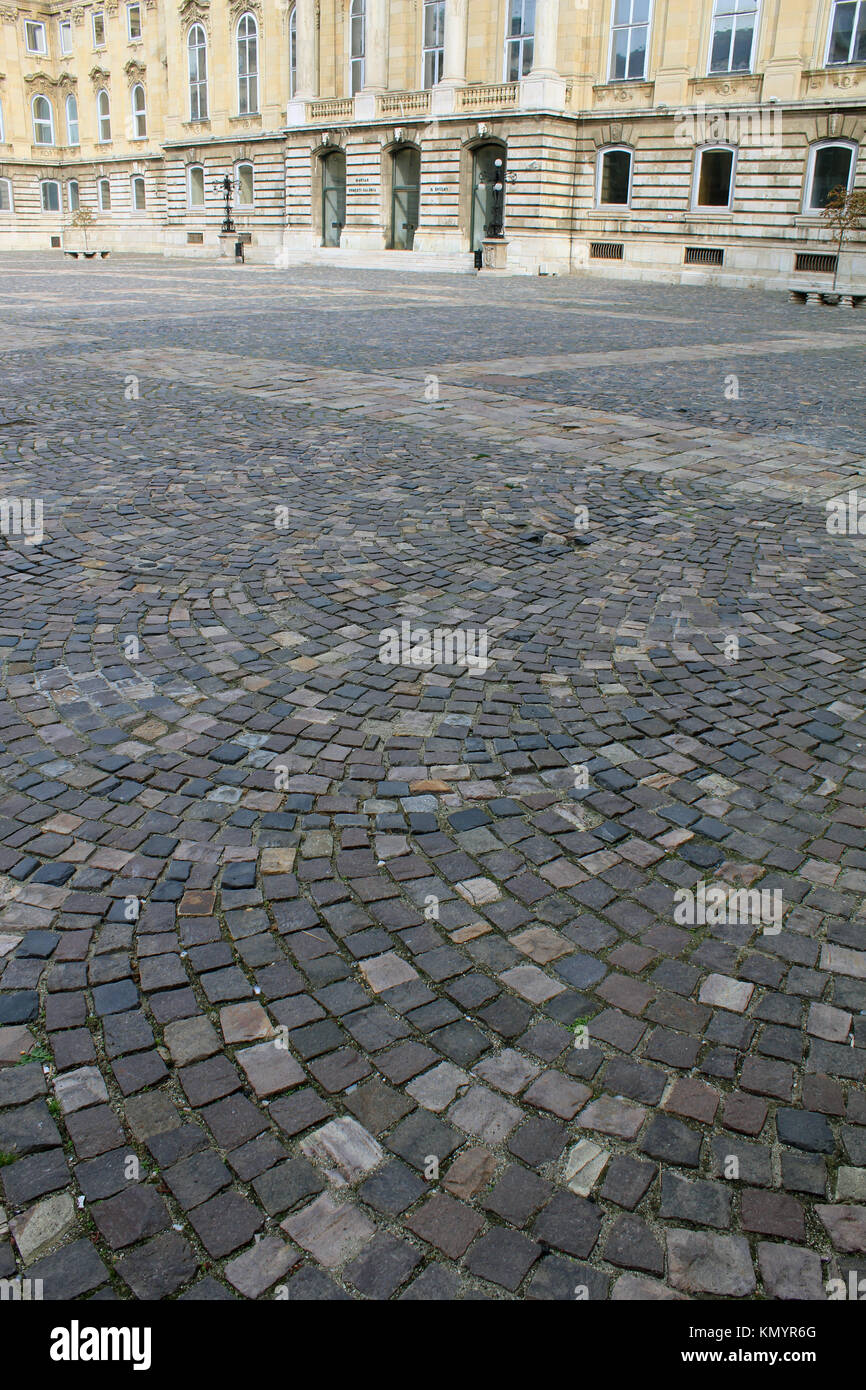 Die Budaer Burg Gründen Stockfoto