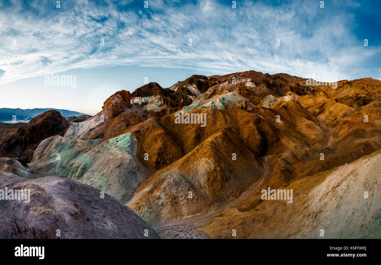 ARTIST'S PALETTE Death Valley, Kalifornien, USA Stockfoto