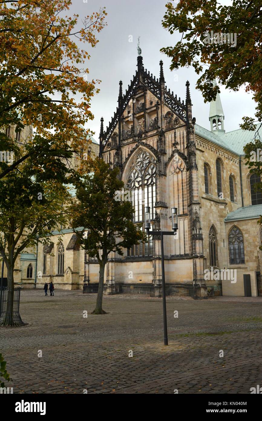 Münster, die Kathedrale Kirche Saint Paul St.-Paulus-Dom, Münster, Nordrhein-Westfalen, Deutschland Stockfoto