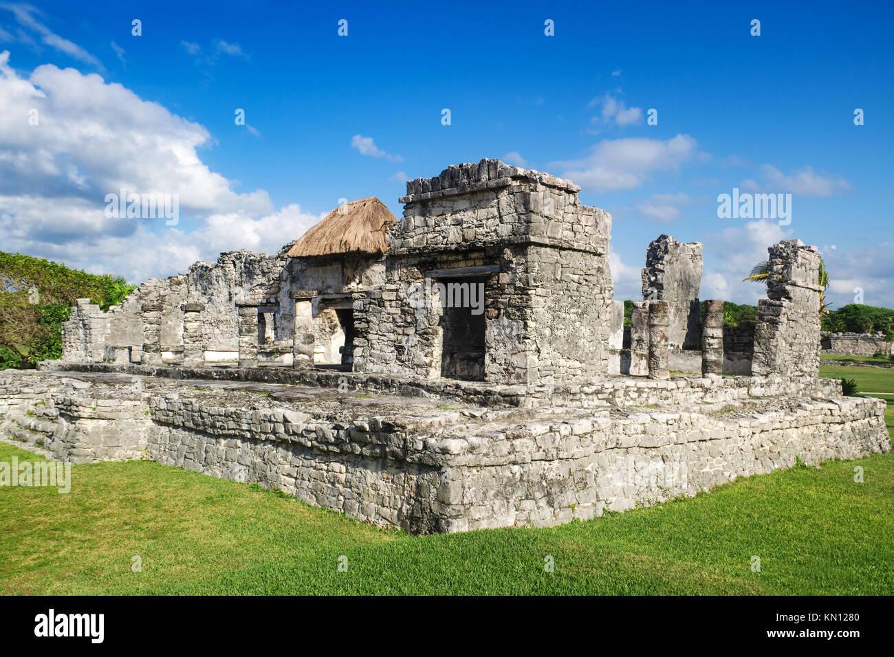 Ruinen von Tulum - Mexiko, Yucatan, Maya Sites Stockfoto