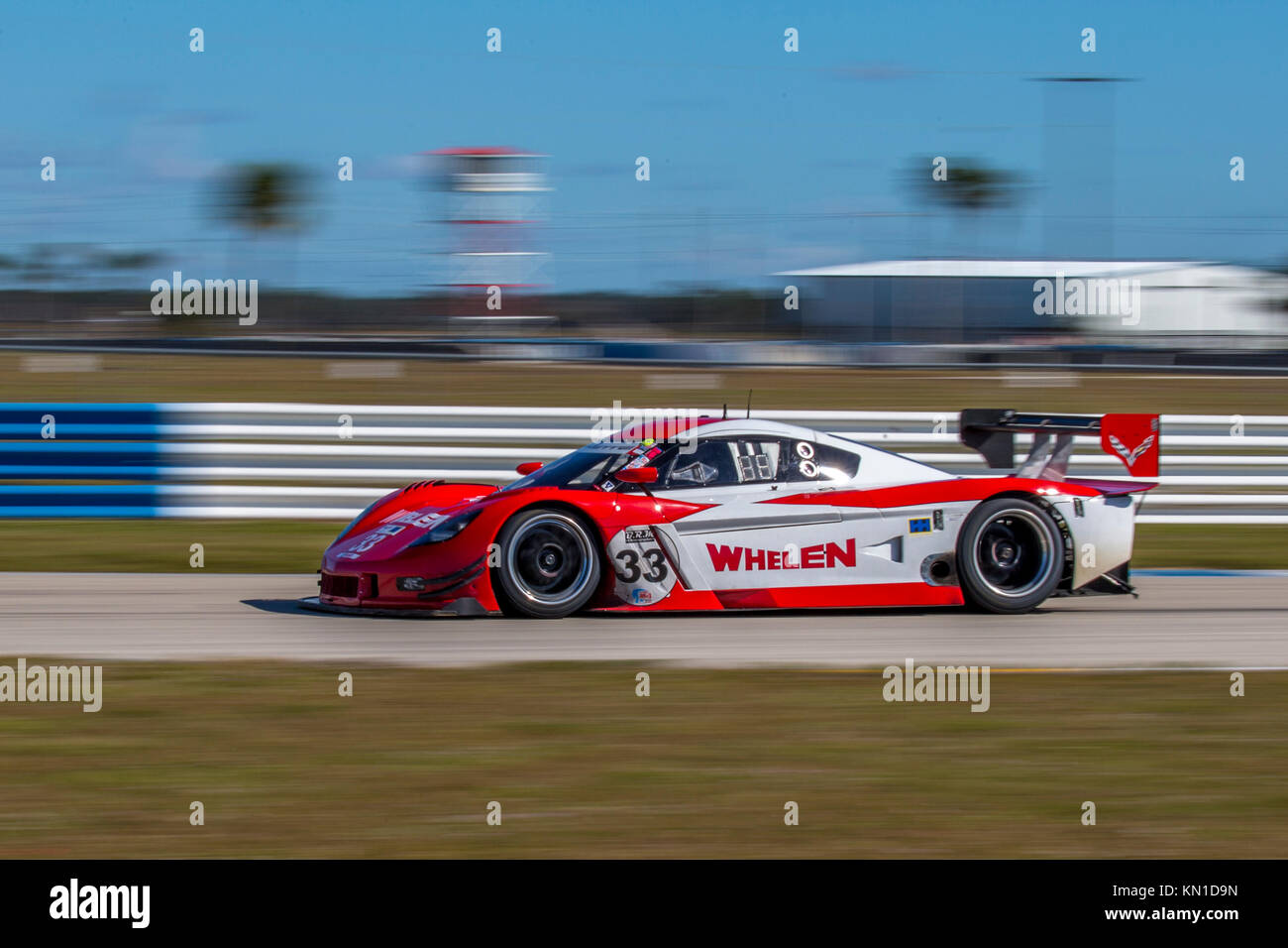 Rennwagen an der klassischen 12-Stunden & Sebring Sebring Historics Historics;;;;;;;;; bei Sebring International Raceway in Sebring Florida gehalten 11/29 -12/3/2017 Stockfoto