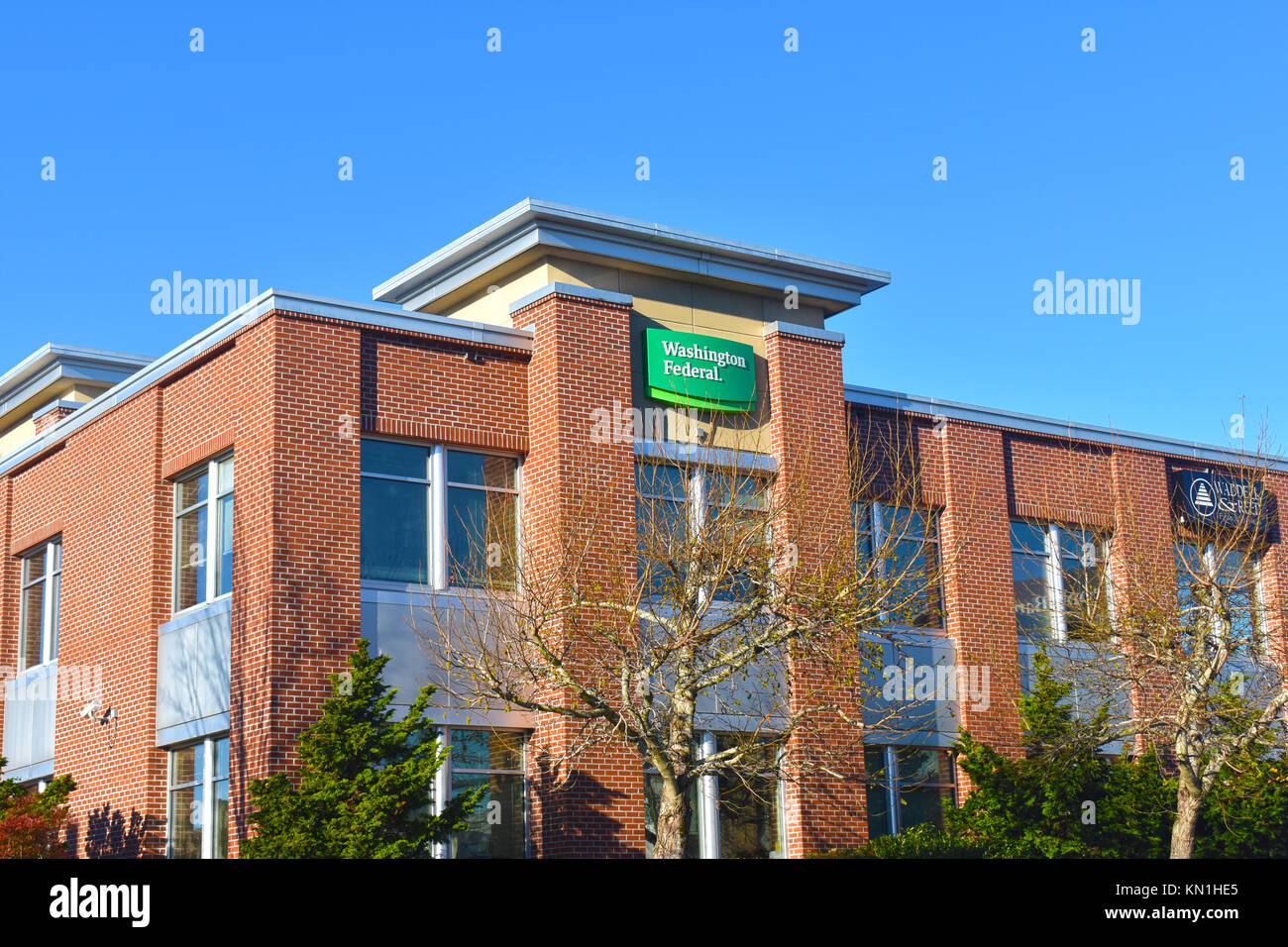 Washington Federal Bank in Bellingham, Washington, USA. Stockfoto