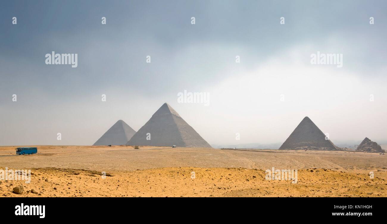 Pyramiden Plateau Stockfoto