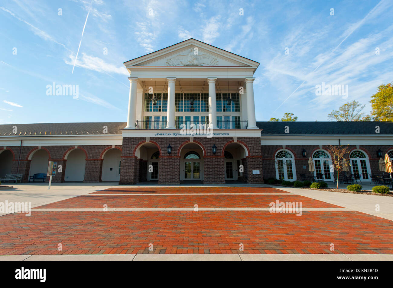 USA Virginia VA Yorktown amerikanischen revolutionären Museum bei Yorktown - historischen Dreieck in der Nähe von Williamsburg außen Stockfoto