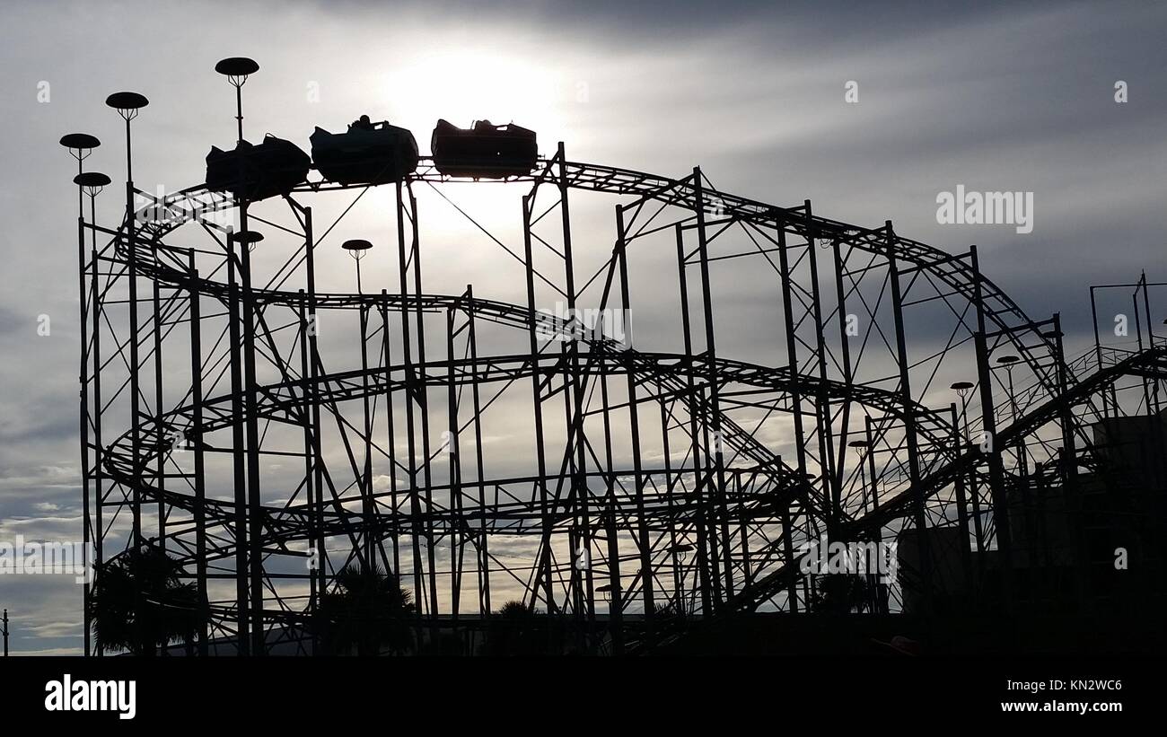 Dramatischen Sonnenuntergang Stockfoto