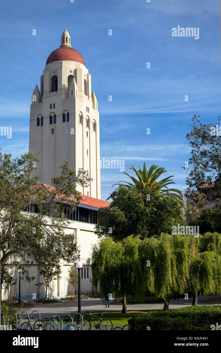 Dies ist ein Bild von der Universität Stanford und Umgebung Campus, der im nördlichen Teil des Silicon Valley liegt. Es ist das eines der am meisten Stockfoto
