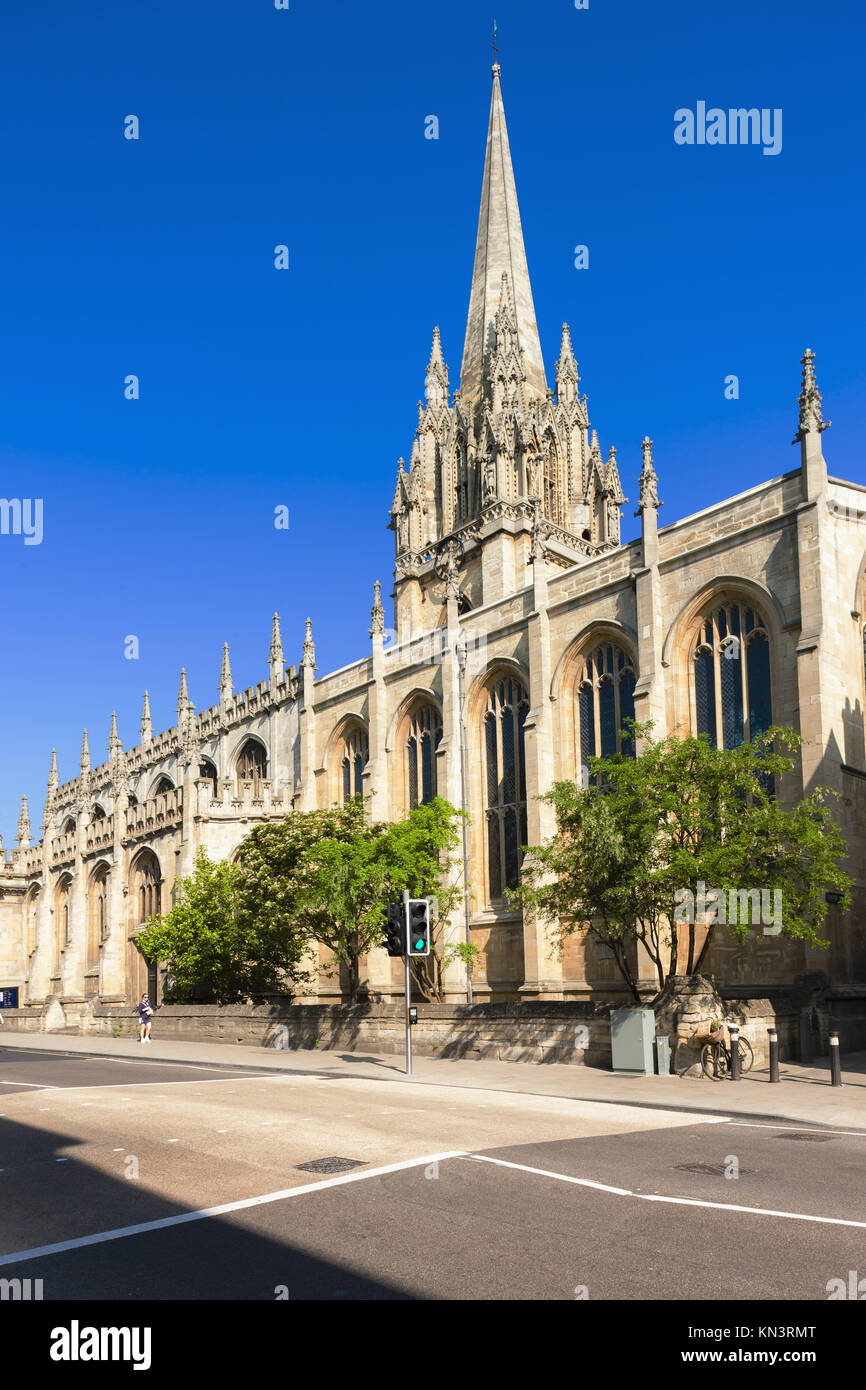 Kirche St Mary's University, Oxford, Oxfordshire, England. Stockfoto