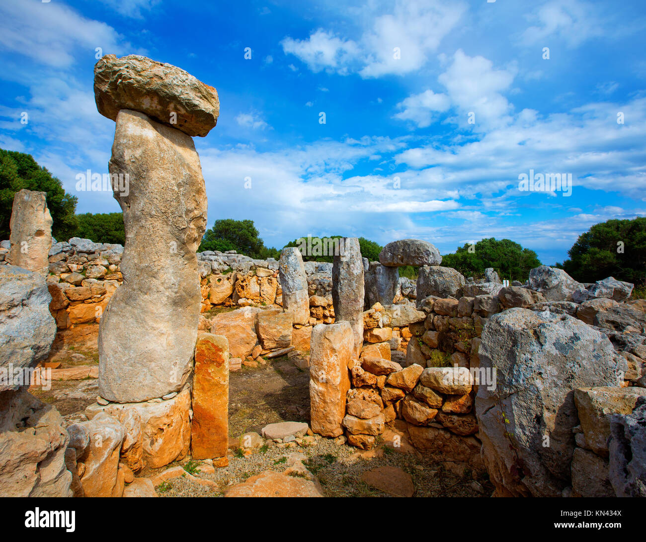 Megalithic Construction Stockfotos Megalithic 