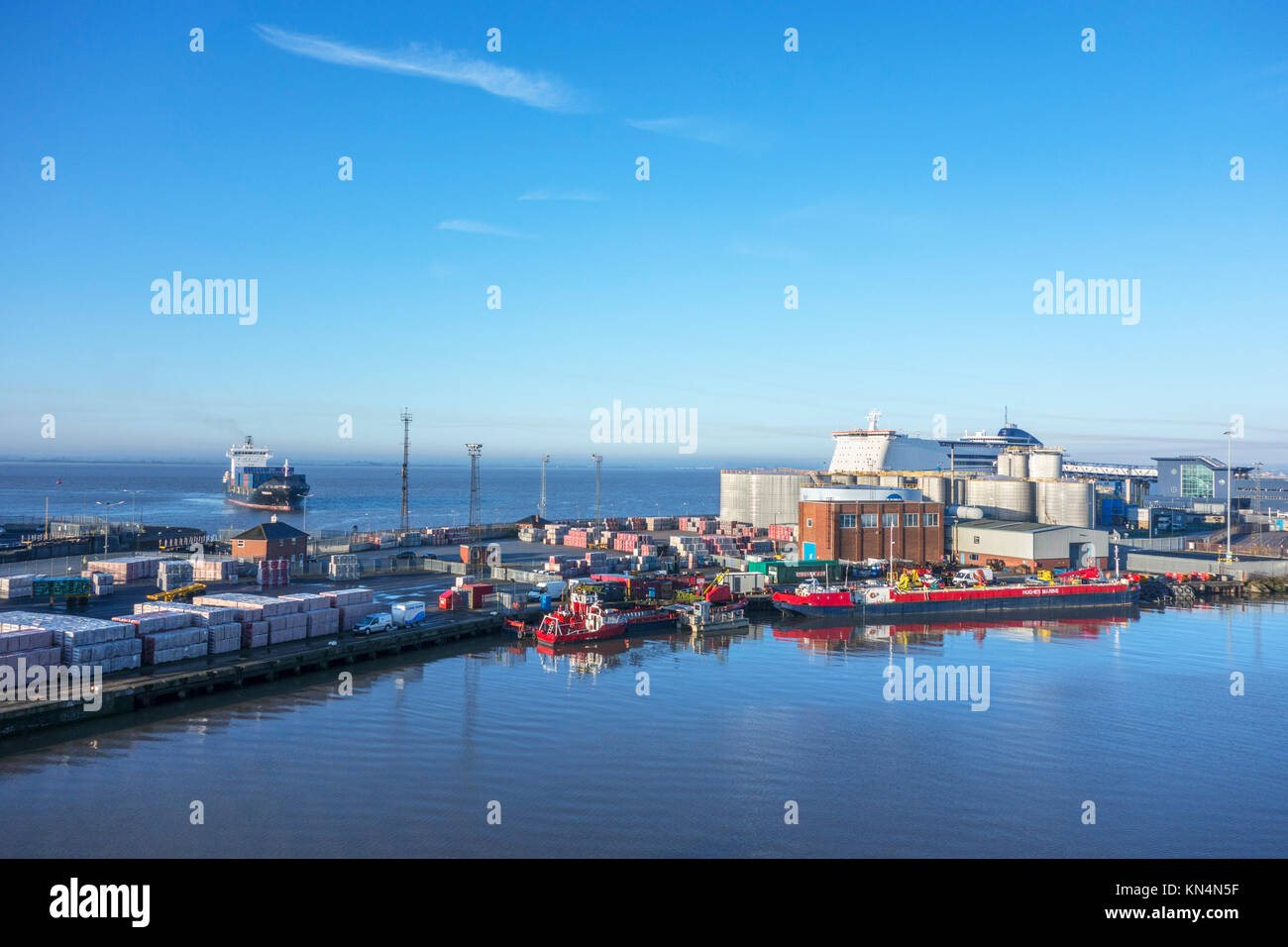 Der Hafen von Hull, East Yorkshire, England, Großbritannien Stockfoto