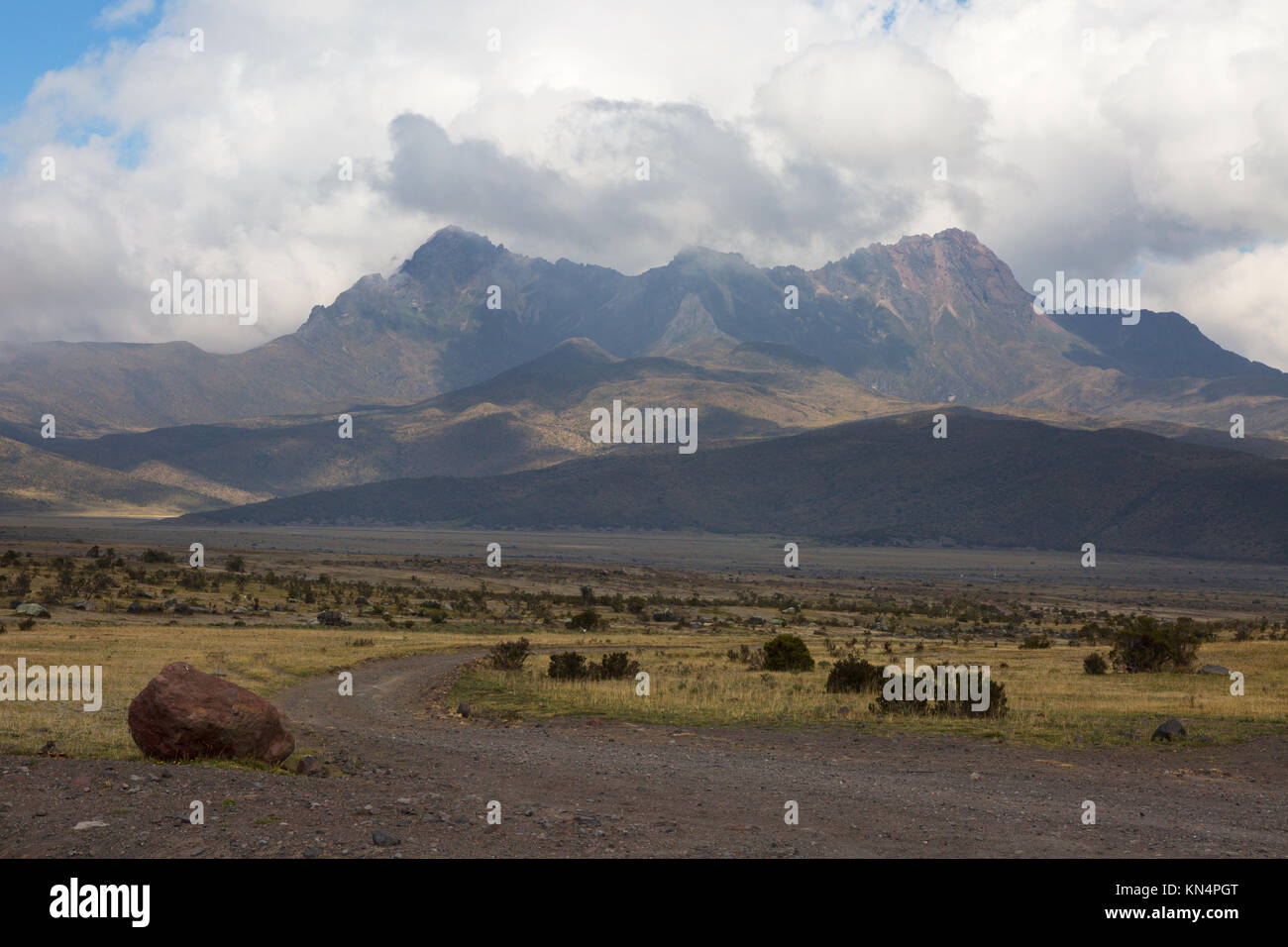 Ruminahui Vulkans Cotopaxi Nationalpark, Ecuador Südamerika Stockfoto