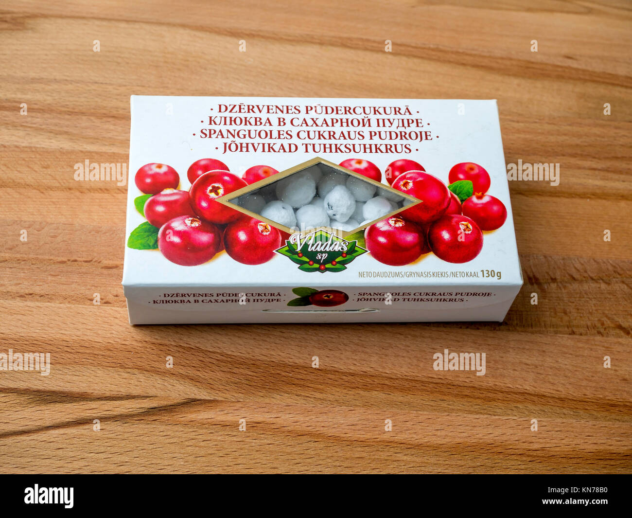 Eine typisch russische Spezialitäten, Preiselbeeren, umhüllt mit Zucker ...