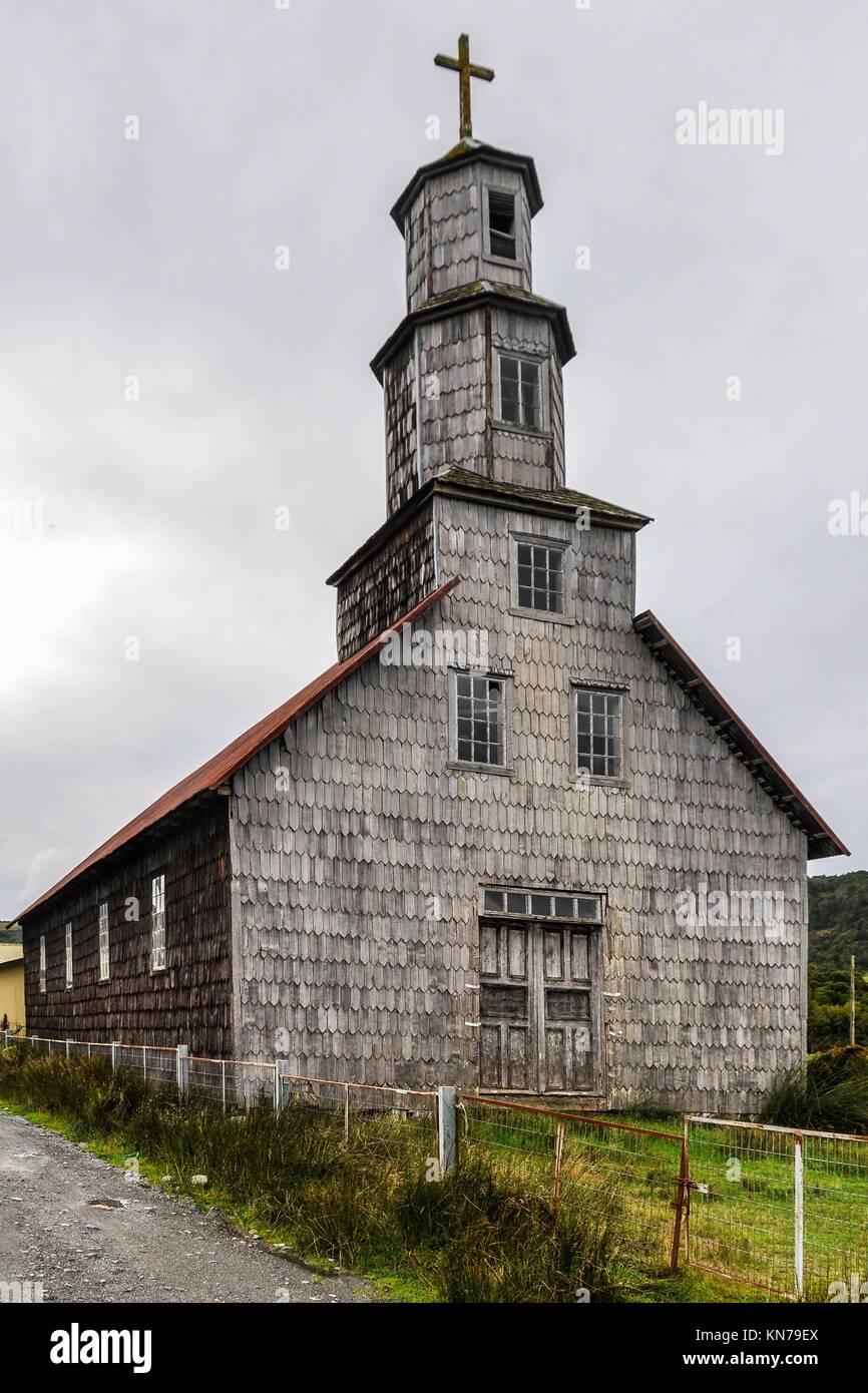 UNESCOWelterbe die hölzerne Kirche, Chiloe Insel, Patagonien, Chile