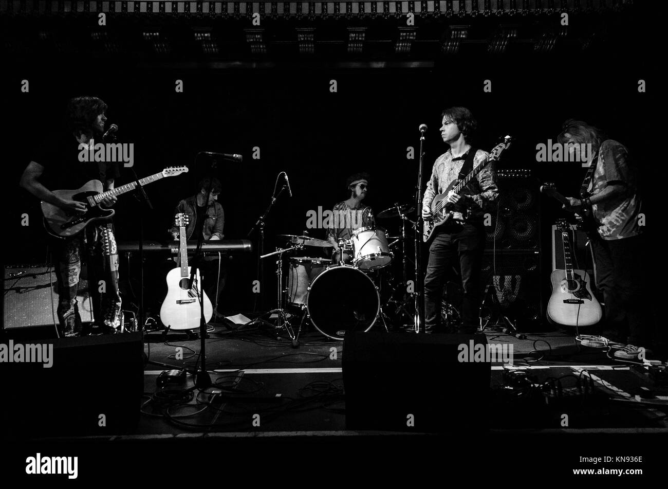 Der arbeiterverein Tot - Grateful Dead Tribute Band in der Voodoo Zimmer, Edinburgh 2017 Stockfoto