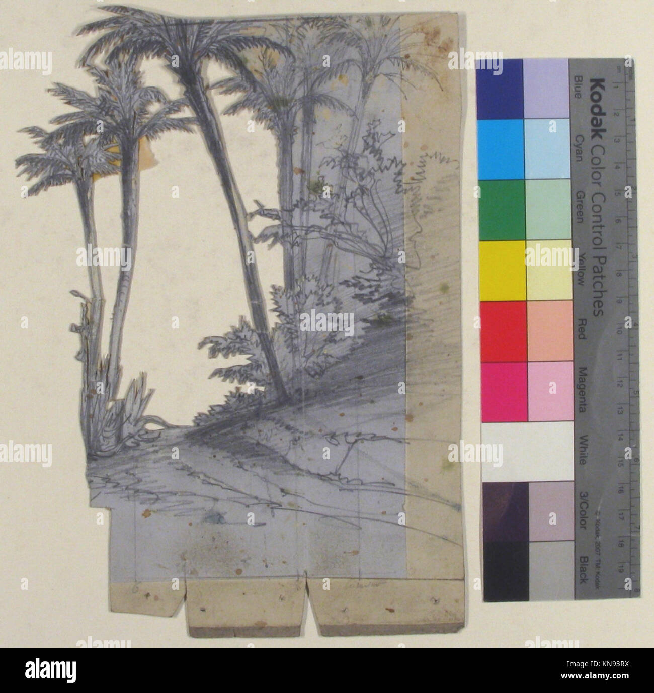 Dieses Bühnenbild für die Opéra in Paris veranschaulicht die Pracht, Komplexität und künstlerische Vision von Bühnenbildern aus dem 18. Jahrhundert. Stockfoto