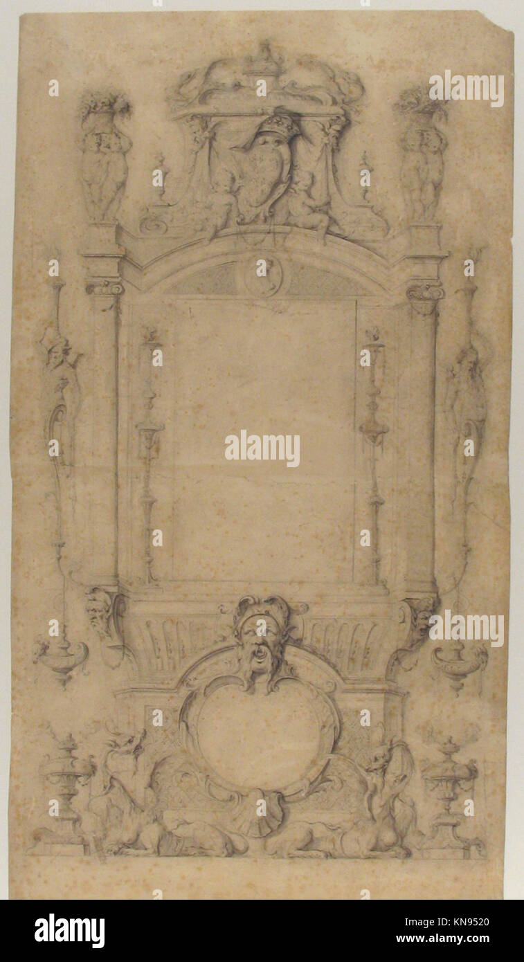 Ein Titelblatt, das künstlerische und typografische Stile veranschaulicht und grafische Gestaltungstechniken zeigt, die für die historische Zeit der Buchkunst charakteristisch sind. Stockfoto