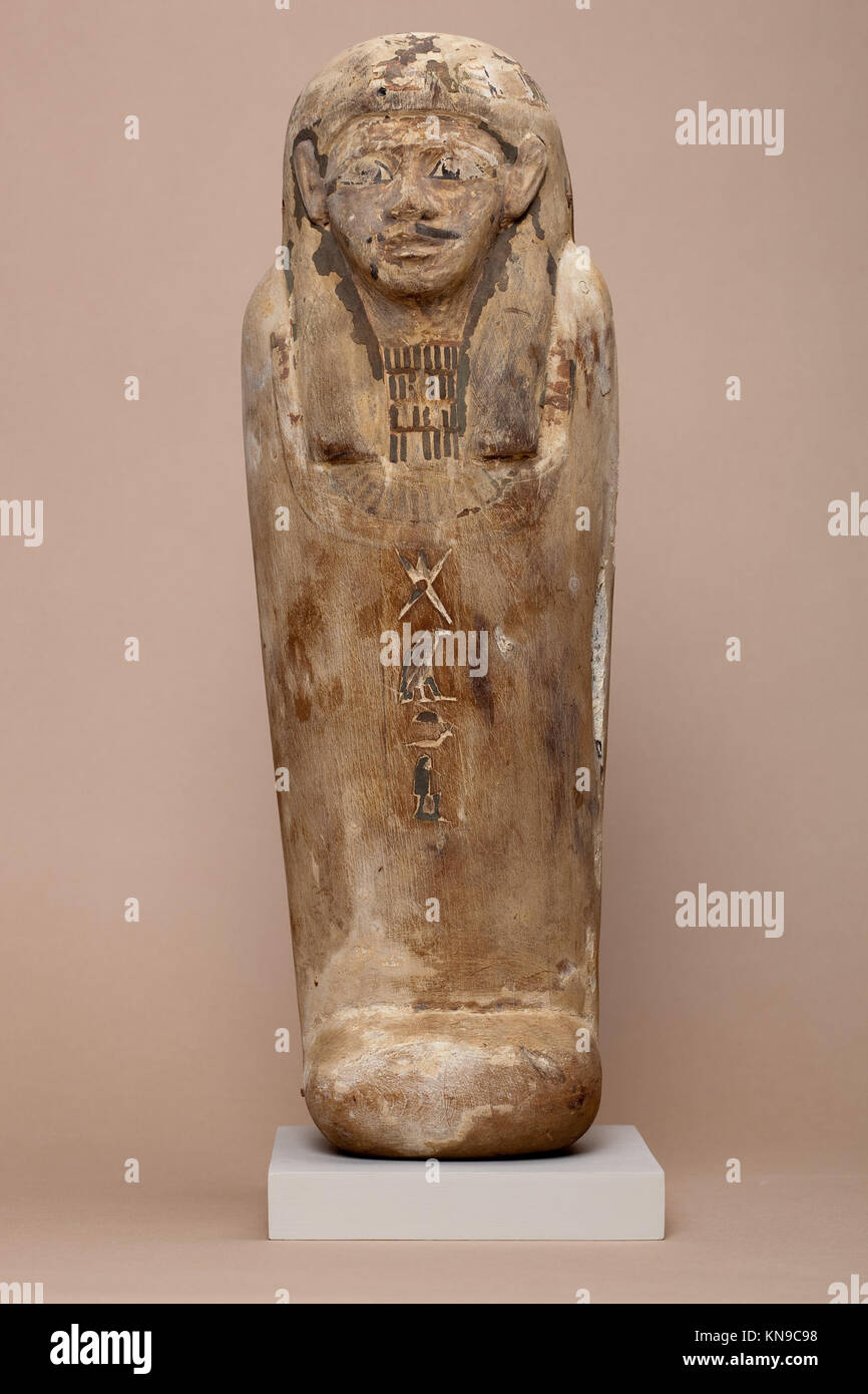 Anthropoide-Sarg-Form kanopischen Behälter mit dem Namen von Duamutef MET eingeschrieben 12.182.61a-b 0010 1 546311 Stockfoto