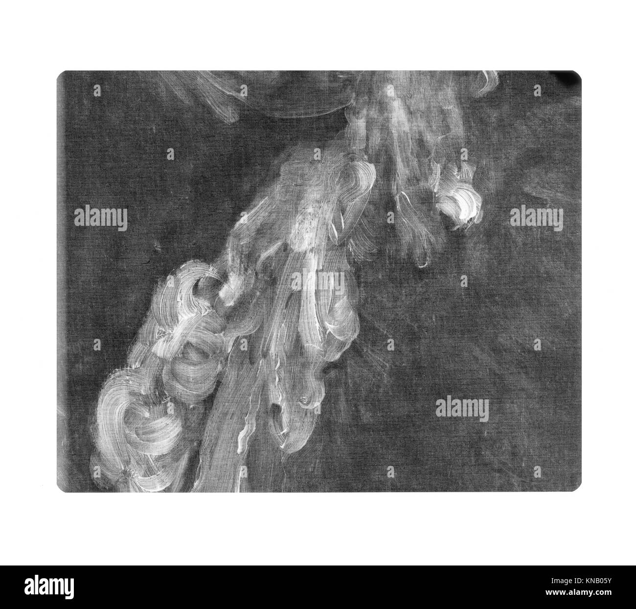 Das Gemälde zeigt Ada Rehan, eine Schauspielerin aus dem späten 19. Jahrhundert, die ihre Eleganz, Posität und Prominenz in der Theater- und Kulturgeschichte betont. Stockfoto