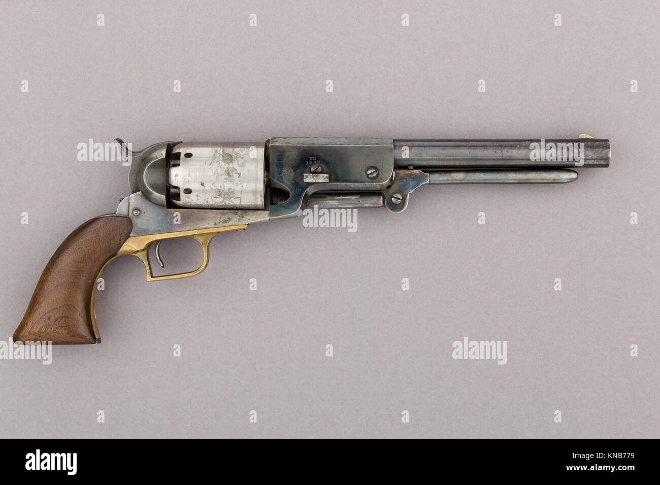 Colt Walker Percussion Revolver, Seriennr. 1017 MET 58.171.1 002 jan 2015 24844 Stockfoto