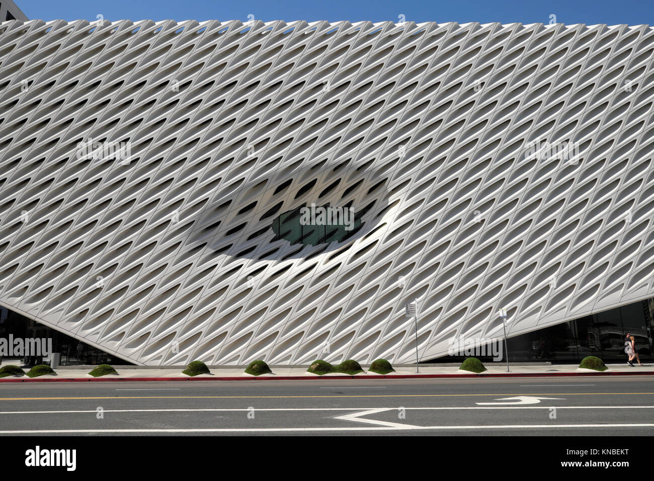 Außenansicht des breiten Museumsbau auf der South Grand Avenue in Downtown Los Angeles, La California USA KATHY DEWITT Stockfoto