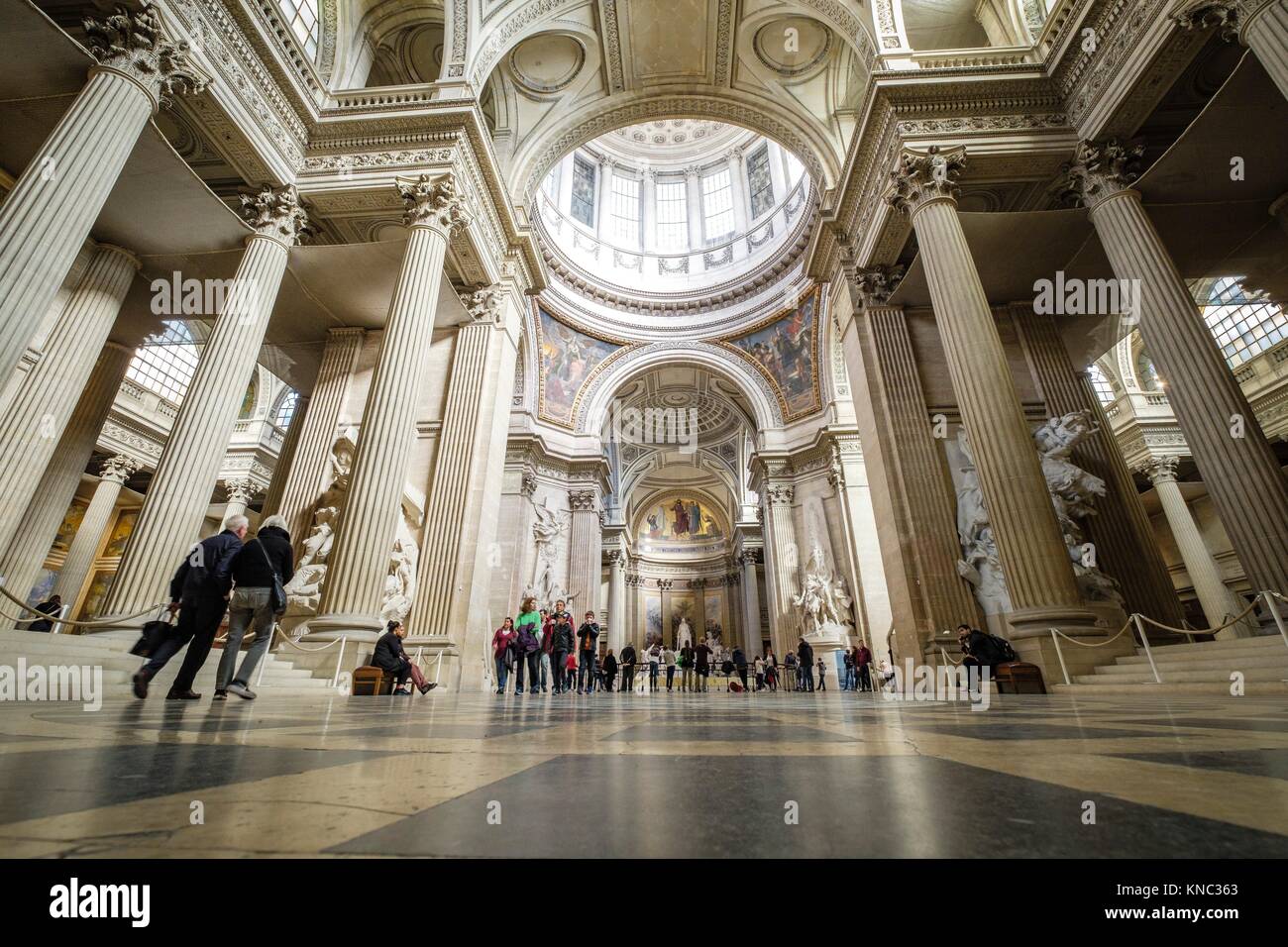 Panthéon, neoklassizistisches Denkmal, Paris, Frankreich Stockfoto
