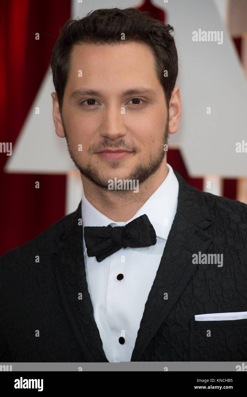 HOLLYWOOD, CA - 22. Februar: Matt McGorry kommt bei der 87. jährlichen Academy Awards in Hollywood & Highland Center am 22. Februar 2015 in Hollywood, Kalifornien. Personen: Matt McGorry Stockfoto