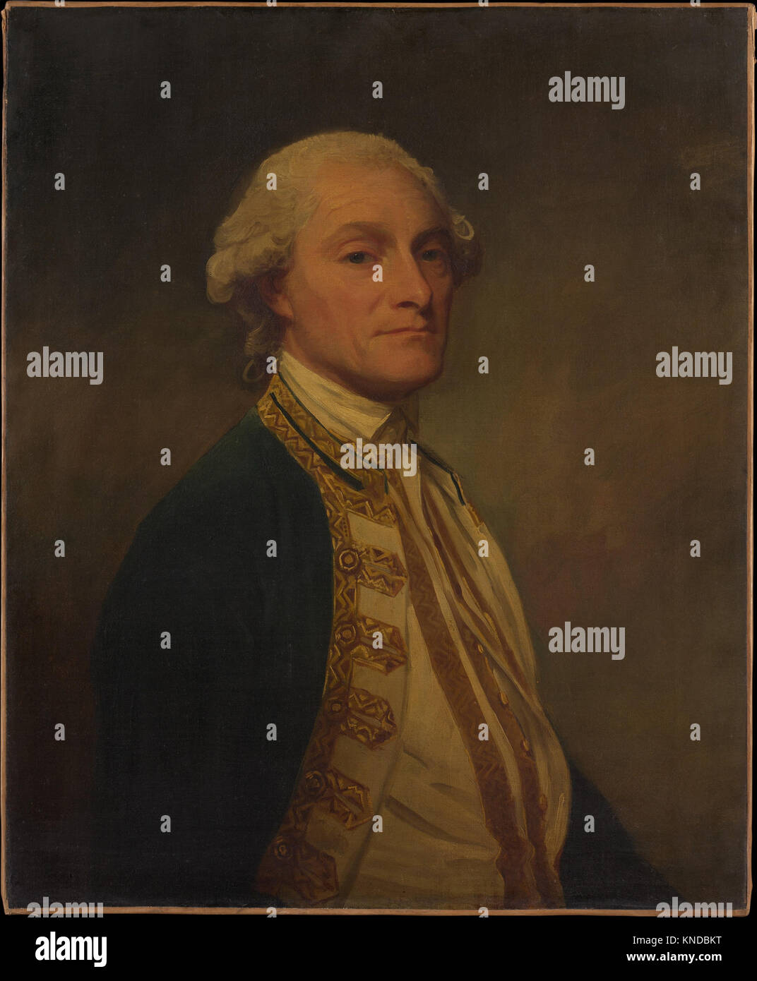 Admiral Sir Chaloner Ogle (1726-1816) Ölgemälde von George Romney, 1782 Stockfoto