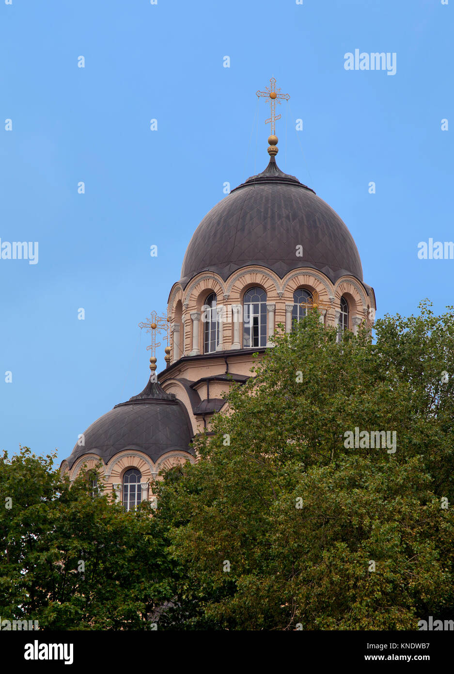 Die Muttergottes des Zeichens Kirche in Vilnius Stockfoto