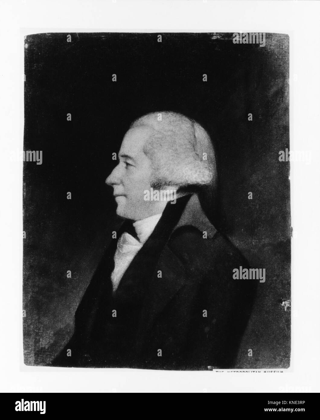 Porträt von Alexander Hamilton, amerikanischem Gründungsvater und erstem US-Finanzminister, mit Porträts aus dem 18. Jahrhundert und historischer Bedeutung. Stockfoto